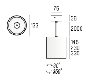 Labra PROXA MOVE ZW H330 edge.LED 6.5W PhaseCut