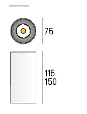 Labra TEXO XL.75 LED G2 14W 1050lm NT H150