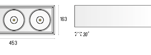 Labra SOLID 163.3 NT Gen.2 edge.LED 3x 12W PhaseCut