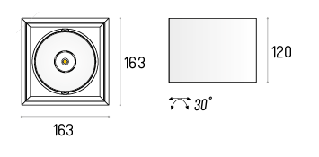 Labra SOLID 163.1 NT Gen.2 edge.LED 1x 12W DALI