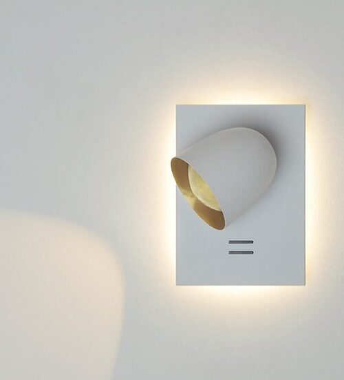 B.LUX Kinkiet SPEERSW(2L)WHITE-BRASS