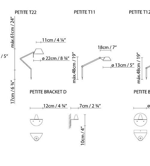 B.LUX Kinkiet PETITEBRACKETDSILVER
