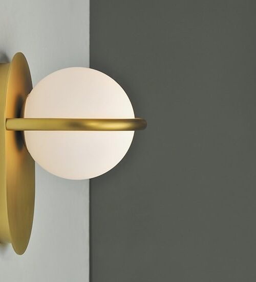 B.LUX Kinkiet C_BALLW(1L)BRASS