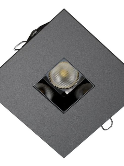 CLEONI NILS KL wpust stropowy 3W/320lm/18D/930 bia¸y sygna¸owy (mat struktura) RAL 9003
