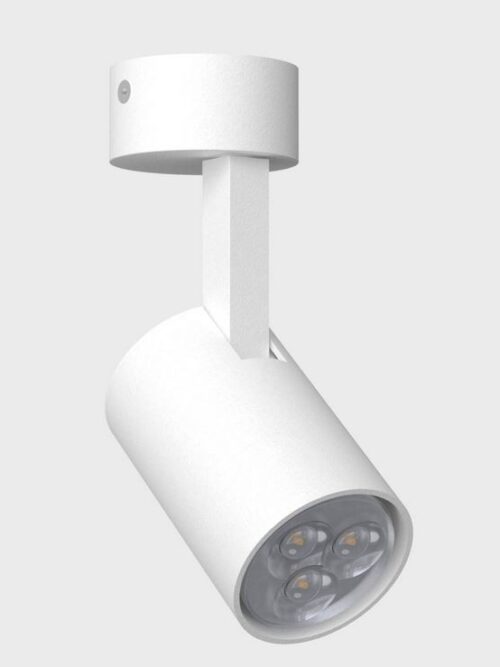 CLEONI GABI K1Sh stropowy max. 1x50W GU10 230V bia¸y sygna¸owy (mat struktura) RAL 9003