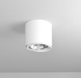 CLEONI TITO C1 stropowy max. 1x13W GU10 230V bia¸y sygna¸owy (mat struktura) RAL 9003