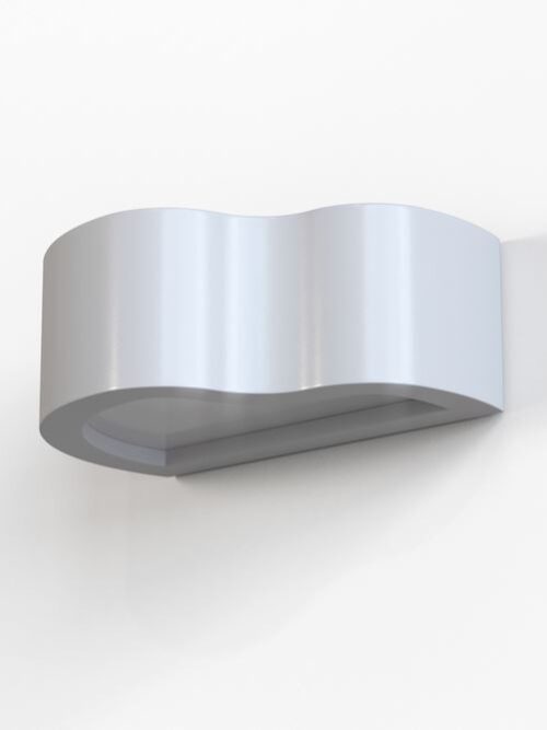 CLEONI ATEGO 400 kinkiet lewy 1x23W E27 230V bia¸y wysoki po¸ysk RAL 9016