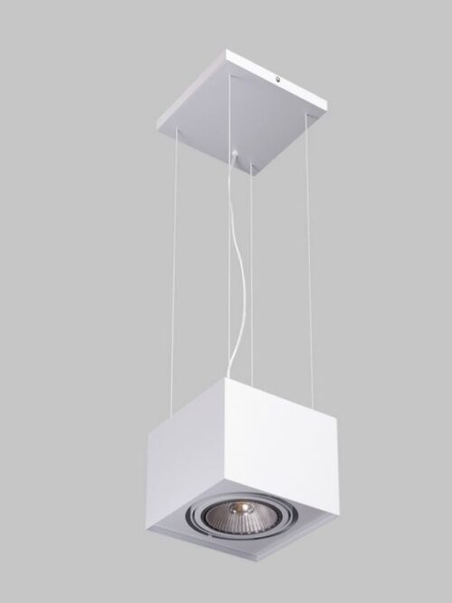 CLEONI ALPINA B1Wh AR111 wiszca max. 1x100W G53 12V/AC bia¸y sygna¸owy (mat struktura) RAL 9003