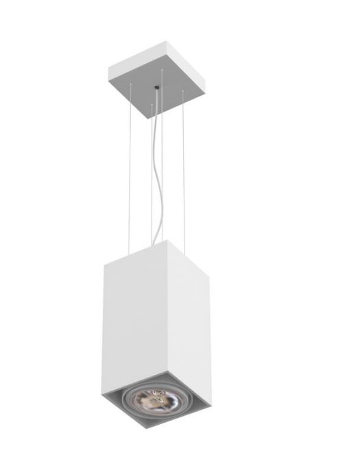 CLEONI TUZ S2Wh AR111 wisząca max. 1x60W G53 12V/AC bia¸y sygna¸owy (mat struktura) RAL 9003