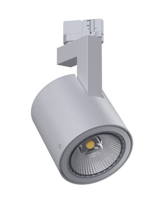 CLEONI GABI A1Th AR111 projektor track max. 1x60W G53 12V/AC bia¸y sygna¸owy (mat struktura) RAL 9003