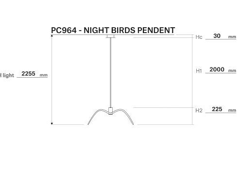 Brokis NIGHT BIRDS PENDENT 3