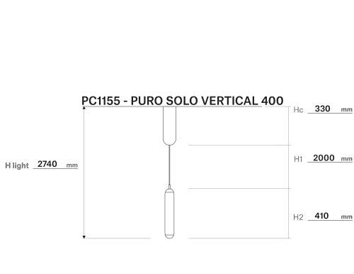Brokis PURO SOLO VERTICAL 400