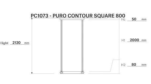 Brokis PURO CONTOUR SQUARE 800