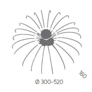 Aromas Kinkiet SPIDER metal
