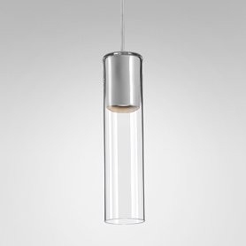 AQForm lampa wisząca MODERN GLASS Tube TP GU10 fi50 Phase-Control alu mat