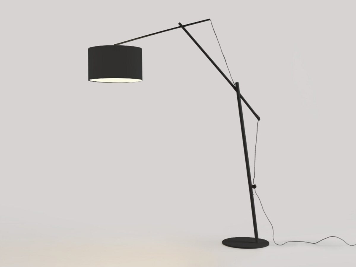 Aromas Lampa podłogowa ARIO metal, materiał