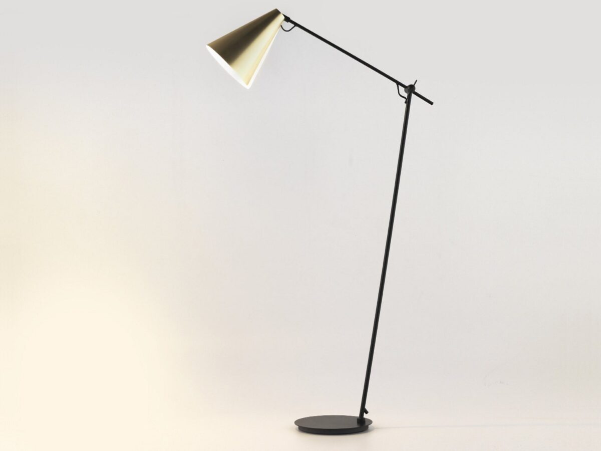 Aromas Lampa podłogowa BOA metal