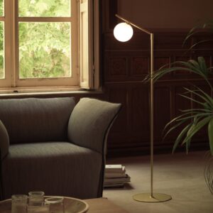 Aromas Lampa podłogowa ENDO metal, szkło