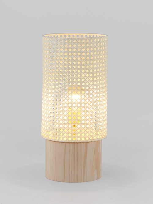 Aromas Lampa stolikowa STAN WOOD drewno, rattan