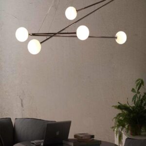 Aromas Lampa wisząca ENDO metal, szkło