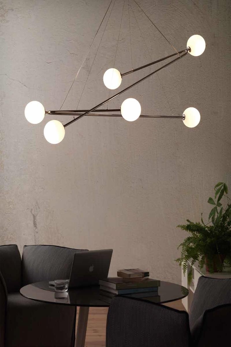 Aromas Lampa wisząca ENDO metal, szkło