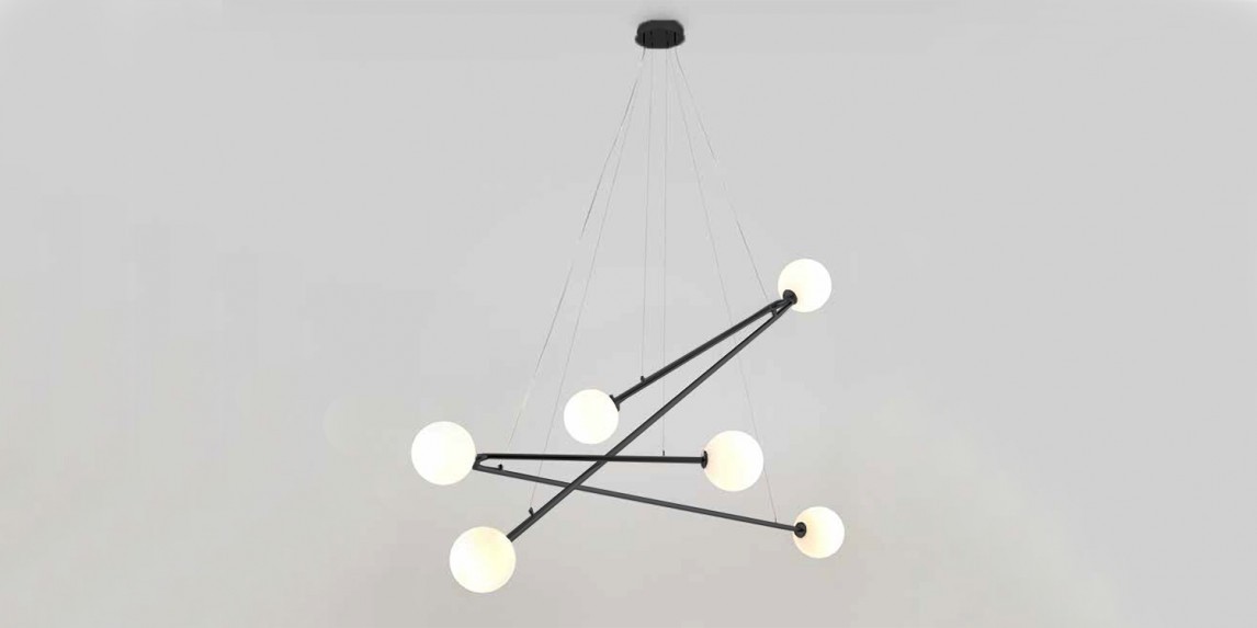 Aromas Lampa wisząca ENDO metal, szkło