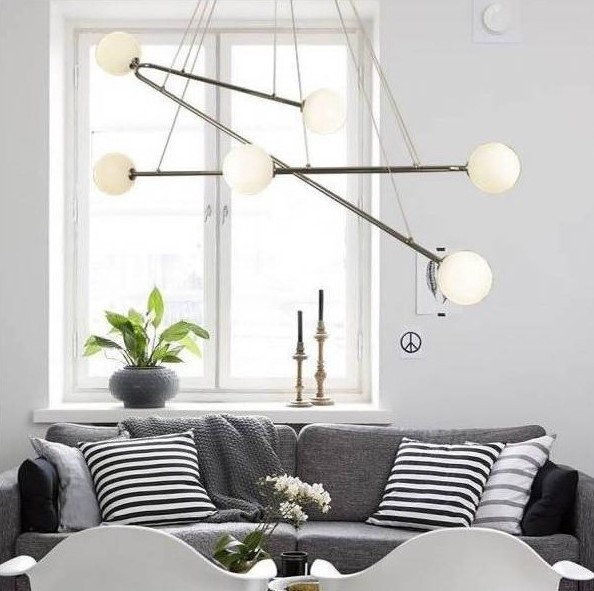 Aromas Lampa wisząca ENDO metal, szkło