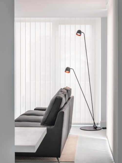 B.LUX  Lampa podłogowa SPEERS F BLACK-COPPER