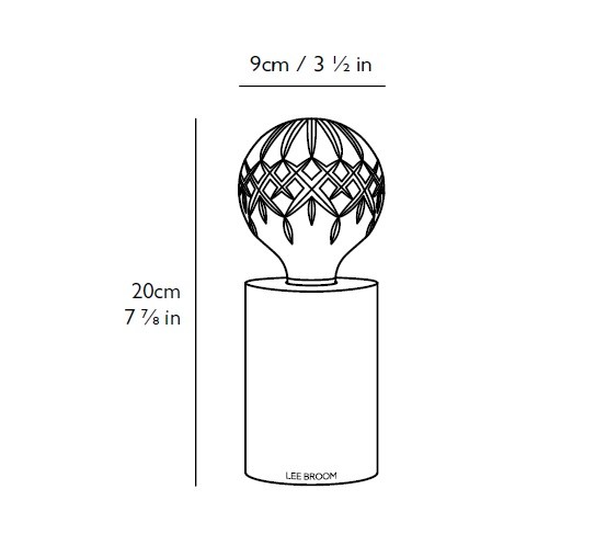 CRYSTAL BULB TABLE LAMP
