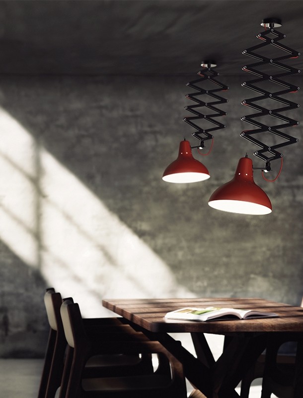 DelightFull Żyrandol DIANA mosiądz aluminium