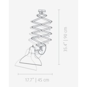 DelightFull Żyrandol DIANA mosiądz aluminium