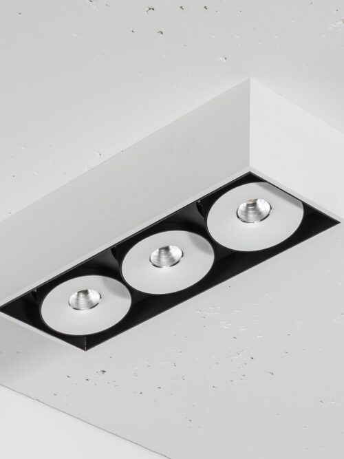 LABRA lampy natynkowe SOLID 163.3 NT Gen.2 edge.LED 3x 6.5W On-Off