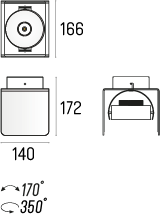 LABRA natynkowe LAYER 1 edge.LED 1x 6.5W On-Off