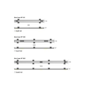 LABRA wpuszczane DOTA Linear WP 900 On-Off