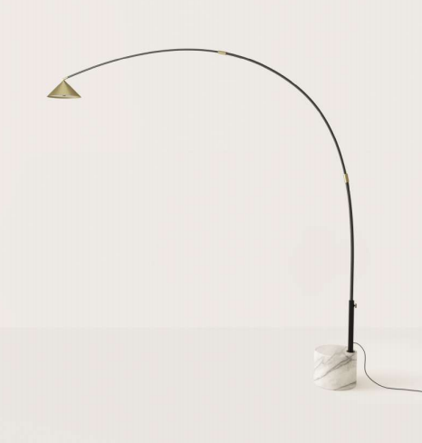 AROMAS HINOO LAMPA PODŁOGOWA / STOLIKOWA  LED CHIP 13W 3000K åCIEMNIALNA METAL MATT BLACK/ DEATILS MATT BLACK