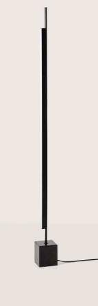 AROMAS COLN LAMPA PODŁOGOWA / STOLIKOWA INTEGRATED LED CHIP 15W 3000K MATT BLACK METAL / ACRYLIC / BLACK MARBLE