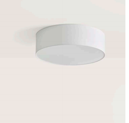AROMAS TAMB 50 Lampa wisząca 2xE27  GREY SHADE 50cm DIAMETER / WHITE DIFUSSER