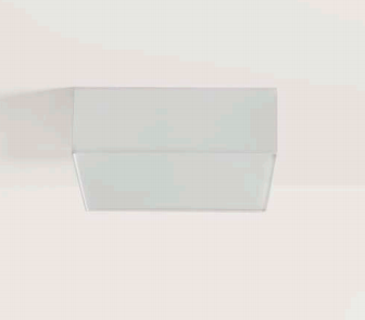 AROMAS TAMB SQUARE Lampa wisząca 2xE27  WHITE SQUARE SHADE  / WHITE DIFUSSER