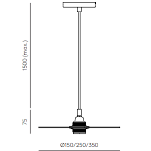 AROMAS dysk 15 Lampa wisząca 1xE27  CHROME dysk 15cm