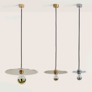 AROMAS dysk 15 Lampa wisząca 1xE27  CHROME dysk 15cm