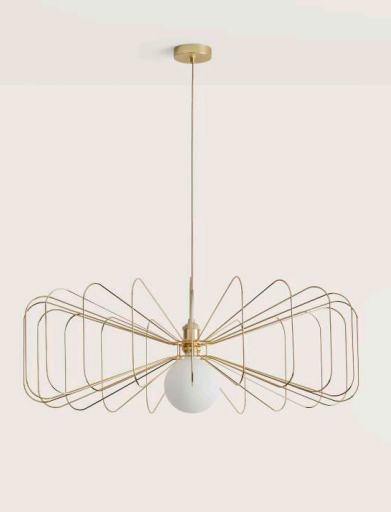 AROMAS CRAWFORD Lampa wisząca 1xE27  WHITE