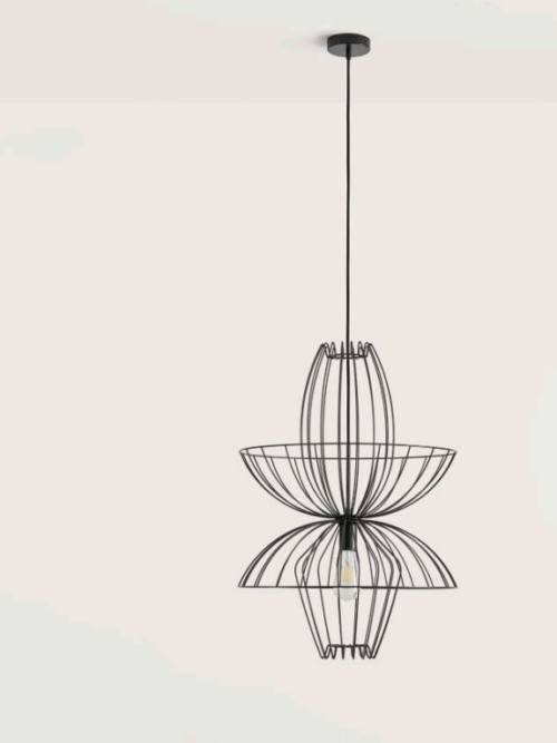 AROMAS ELLEN Lampa wisząca 1xE27 SHINNY GOLD