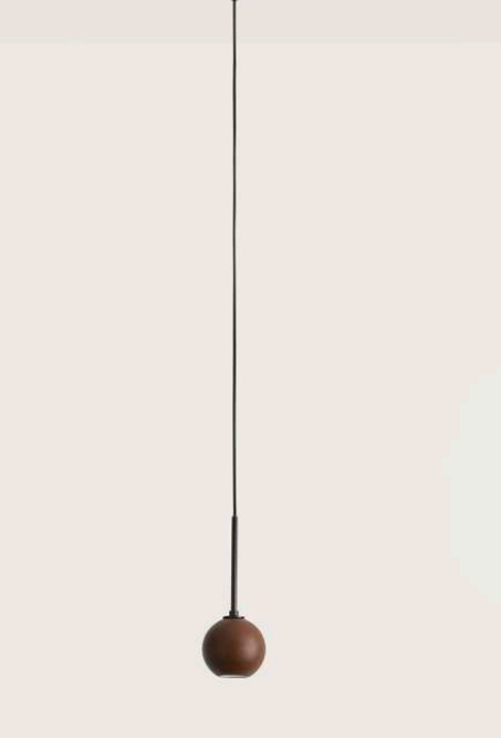 AROMAS LITA Lampa wisząca INTEGRATED LED CHIP 1x3W 3000K MATT BLACK / NOGAL WOOD