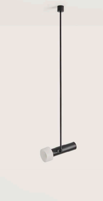 AROMAS FOCUS Lampa wisząca 1xGU10 5W 3000K  BLACK / HEAD COLOR