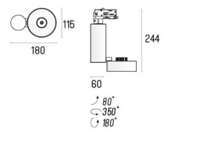Labra ROBOTIC R1 Adaptor 3F - edge.LED 12W DALI