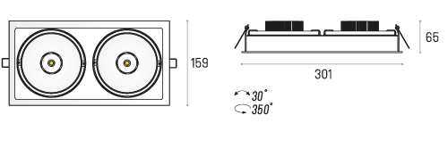 Labra MULTIVA EVO 115.2 edge.LED 25W DALI