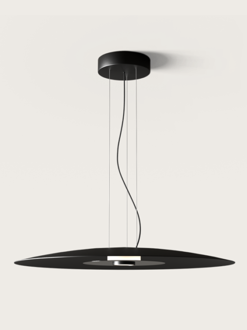 Lampa wisząca BigCoss śr. 80 cm czarna
