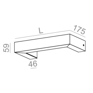 AQForm Kinkiet Baset 98 LED L930 4,5W 3000K biały mat