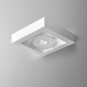 AQForm Kinkiet Cadra 111x1 QRLED M930 38° 8W 3000K Phase-Control biały mat