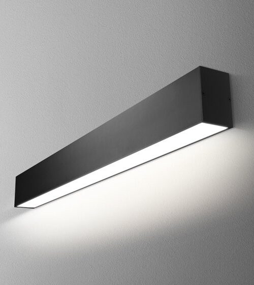 AQForm Kinkiet SET TRU 114 LED L930 17W 3000K czarny mat